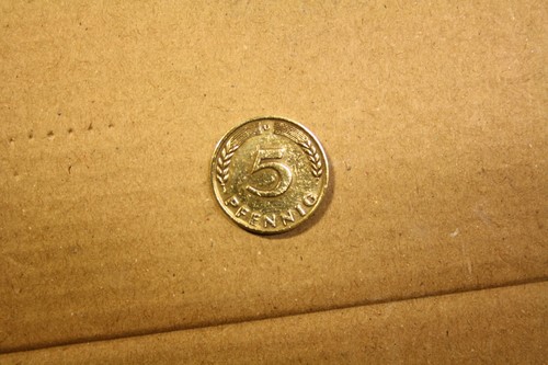Pfennig 1950 prägeanstalt d - 5,