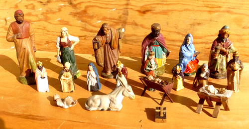 Antike krippenfiguren aus - krippenfiguren,