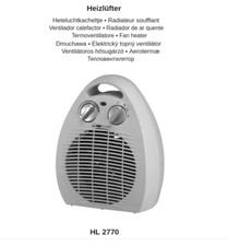 Heizung Heizlüfter Fan Heater mobile Heizung Fan 230V 2000W Marke: CALTRONIC