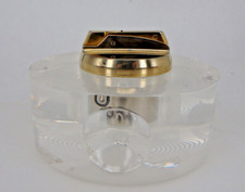 Tischfeuerzeug Plexiglas Sockel Gas Design Entwurf der 1970er Jahre (98442)