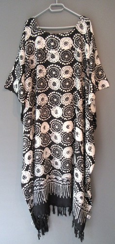 Kaftan maxi kleid - maxi, blau