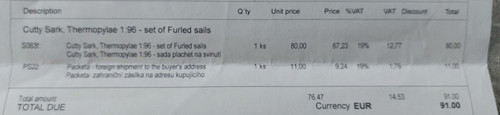 Cutty sark segelschiff - segelschiff, 1:96