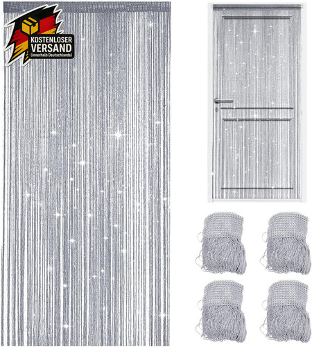 Stück fadenvorhang 100 x - 4,