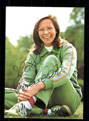Heide rosendahl autogrammkarte - heide,
