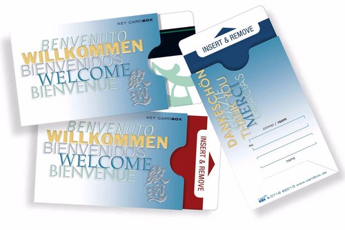 Hotel key card - hüllen, 50