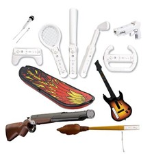 Nintendo Wii Zubehör Set: Sports (Tennis ? Golf ⛳️) Wheel * Gun * Mikrofon ? 