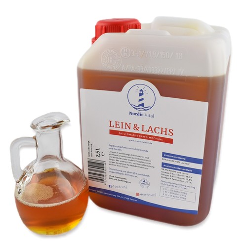 Leinöl lachsöl 5 - 2,5, l