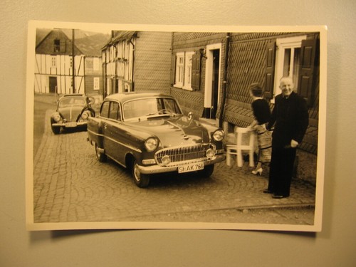 1960 altes foto - opel, rekord