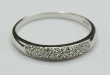 Weißgold Ring groß 31x