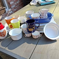 Poltergeschirr ohne Bruch für