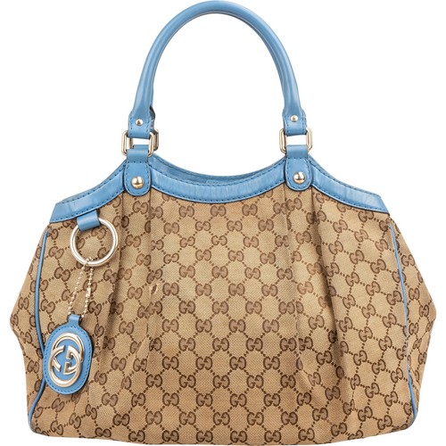 Gucci monogram canvas blue - monogram, gg