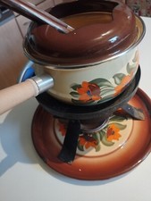 VINTAGE DDR Fondue Party Set