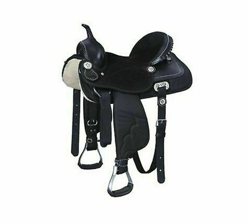 Synthetischer westernsattel - synthetischer,