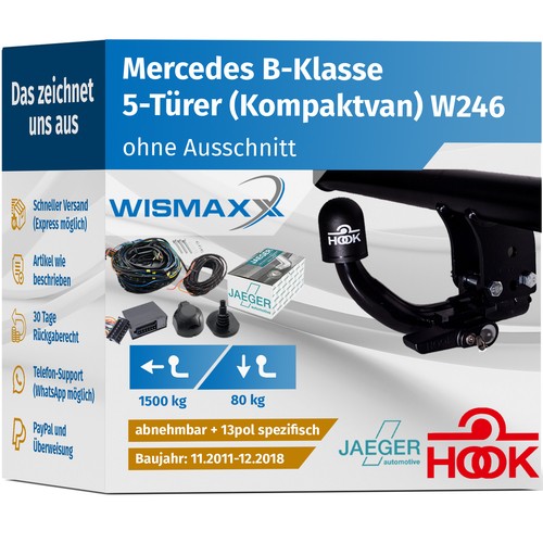Ahk für mercedes klasse - für, b-klasse