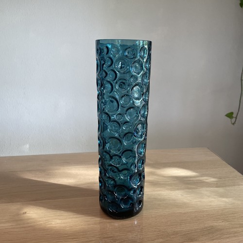 Hirschberg glas vase petrol - hirschberg,
