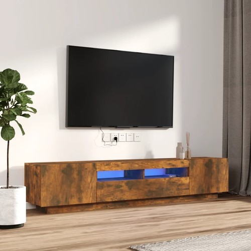 Schrank mit led leuchten - tv,