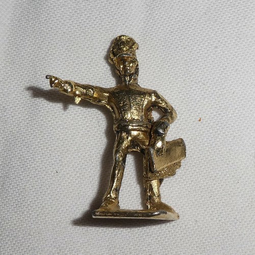 Alte vergoldete metall figur - alte,