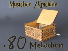 Spieluhr in Holzbox, perfektes Geschenk Gift Disney, Anime, Filme ( Ohne Gravur)