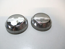2x Chrom Kappe Gabelstopfen / Set Cap, air valve fork Honda VT 500C - PC08