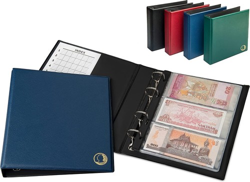 Banknoten album mit hüllen - banknoten-album,