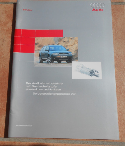 Selbststudienprogramm 241 audi - 241,