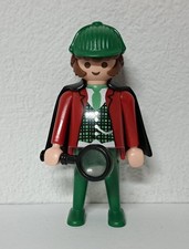 Playmobil Figur aus 4501 Sherlock Holmes Detektiv Lupe Puppenhaus Rosa Serie 543