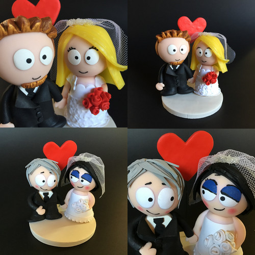 Ooak wedding cake topper bride - ooak,