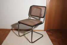 Thonet S32 - Bauhaus Freischwinger Marcel Breuer  Stahlrahmen - original 