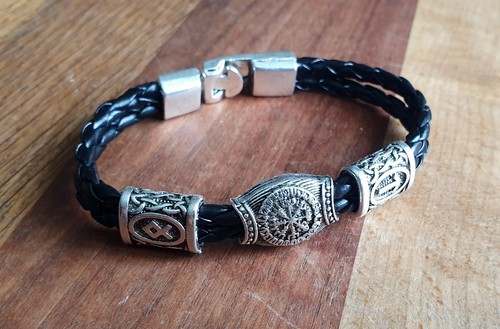 Armband vegvisir odal tyr thor - armband,