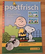 Heft 2/2018 des Philatelie-Journals POSTFRISCH Ausgabe der PEANUTS Briefmarken Z