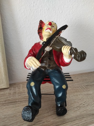 Clown figur deko - sitzend, auf