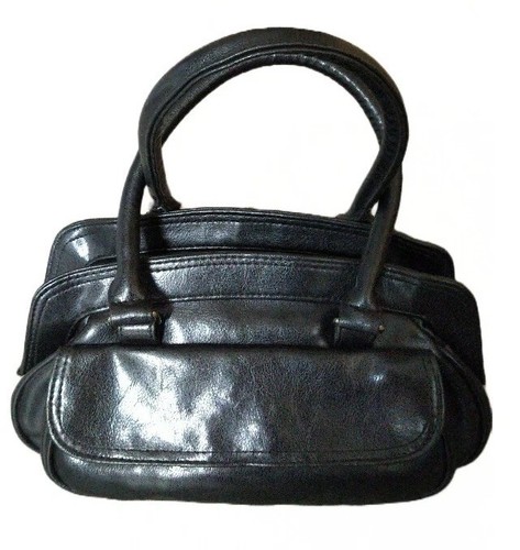 Damen schwarze ledertasche - schwarze,
