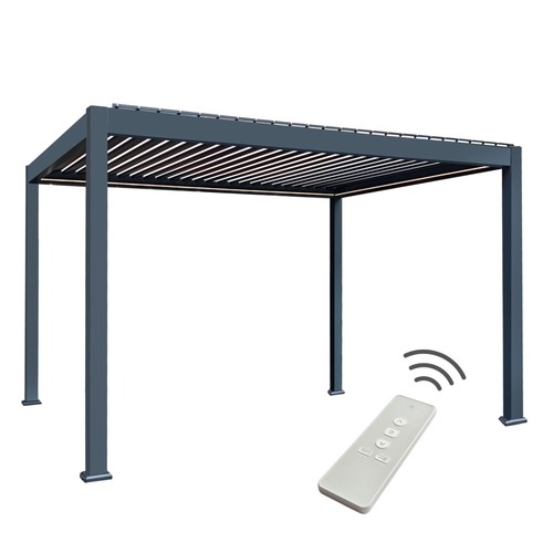 Bioclimatic lamellen pergola - e,