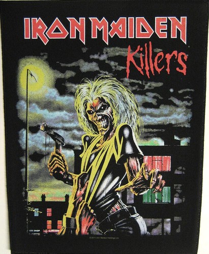 Iron maiden rückenaufnäher - iron,