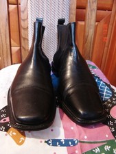 Herren Chelsea Boots TCM Black gr. 43 Stiefeletten eLeder Durchgenäht Topzustand