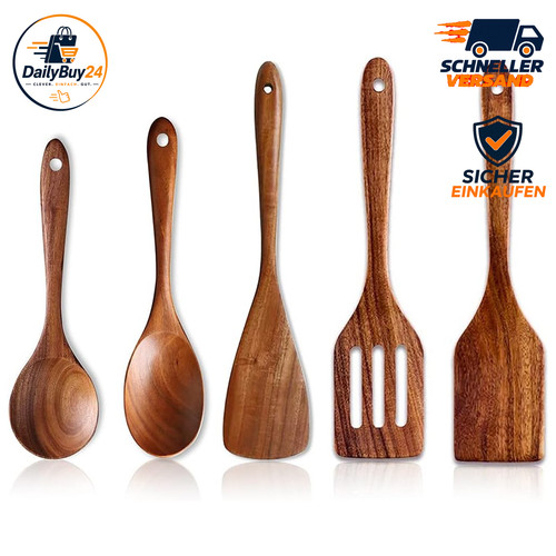 Kochlöffel set holz - set,