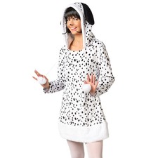Kleid Dalmatiner Kostüm Damen