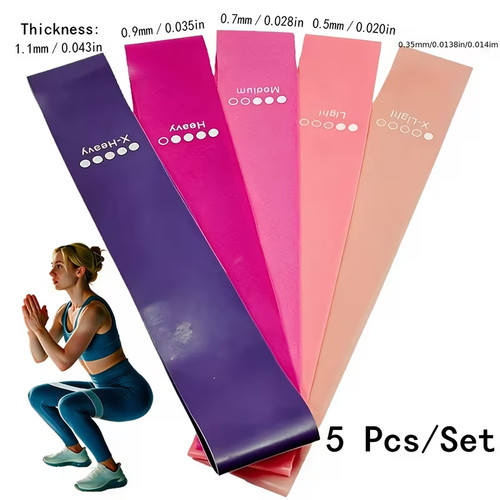 5er set fitnessbänder sport - 5er,