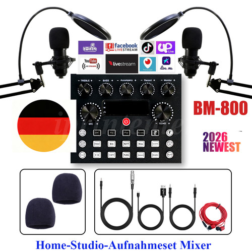 800 home studio aufnahmeset - bm-800, home-studio-aufnahmeset