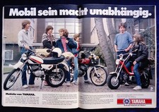 Yamaha Chappy, RD 50 M, DT 50 M  originale Werbung aus 1981
