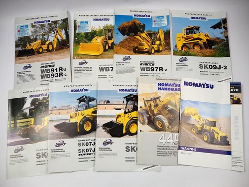 Prospekt komatsu wb sk - 9x,