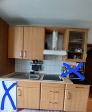 Küche mit Elektrogeräten