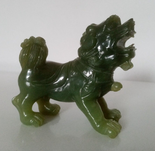Vintage chinesische jade hund - vintage,