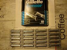 20 x Original Gillette Sensor Ersatzklingen NEU 