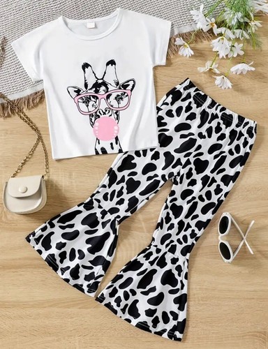 Mädchen zuckersüßes giraffe - mädchen,