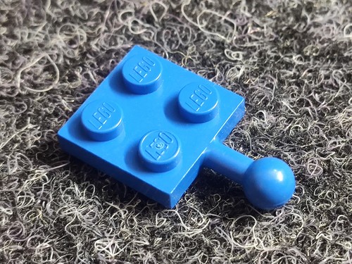 Lego 3729 blau 2x2 - , anhänger