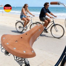 Rindsleder Fahrradsattel 3