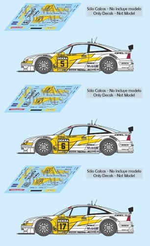 Aufkleber opel calibra dtm - opel, v6