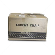 Armlehnstuhl grau/weiß gemustert M-6573