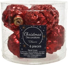 Christbaumschmuck Zapfen Glas